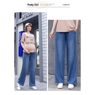 Ready Stock Maternity Pants Jeans High waist jeans Adjustable Pregnant Pants Seluar Mengandung