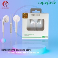 [100% Original] Oppo Original Headset Oppo F9 F7 F5 F3 F3plus F1plus F1s A71 A83 A37 A7 A3s