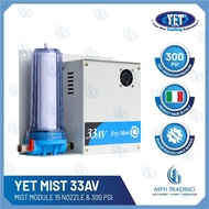 YET 33AV 300psi High Pressure Water Mist Pump Taiwan Quality Complete Set