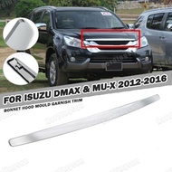 Auto Front Bumper Grille Chrome hood Moulding for isuzu DMAX 2011 2012 2013 2014 2015 2016 MUX 2012 