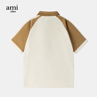 Ami Akeis Official Polo Shirt - Men's Summer Casual Business Wear