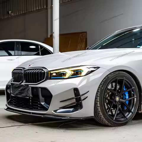 For BMW 3 Series G20 G21 318i 320i 330i 330d M Sport 2019-2025 Gloss Black Front Grille Center Hood 