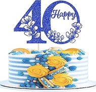 1 Pack Happy 40th Birthday Cake Decoration Cheers to 40 Years Cake Topper Forty Birthday for Girls D