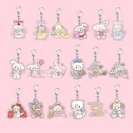 MIKKO Mica Keychain Kawaii Cartoon Backpack Charm for Girls given to Friends mica keychain