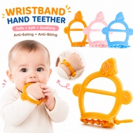 Wristband Hand Teether Baby Silicone  Anti-Eating Anti-Biting Soother Pacifier Teethers Gigitan