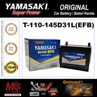YAMASAKI - T110-145D31L EFB Silver - Super Power Battery [Car Battery | Bateri Kereta]