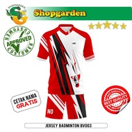 Custom Jersey Badminton Jersey BV003 Premium Adult Printing Jersey | SHOPGARDEN