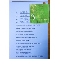 Lucky number 4d Amulet for good luck with lucky number 4d. Tangkal Amulet 4d lucky numberMagnum Kuda