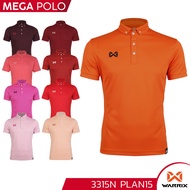 เสื้อโปโล WARRIX  สี แดง ส้ม ชมพู รหัส 3315N PLAN15 รุ่น CLASSIC POLO