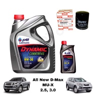ปตท น้ำมันเครื่อง PTT Dynamic Commonrial 10W-30 แถมฟรี กรองน้ำมันเครื่อง ISUZU
