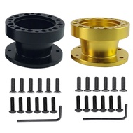 Universal Steering Wheel Hub Spacers 83mm 57mm 51mm Steering Wheel Hub Boss Kit Adapter Spacers Blac