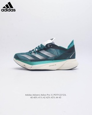 adidas adizero adios pro 3 marathon edition running shoes รองเท้าผ้าใบผู้ชาย รองเท้ากีฬา รองเท้าเทรนนิ่ง รองเท้าสเก็ตบอร์ด รองเท้าผ้าใบสีขาว