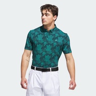 adidas Golf Go-To Printed Polo Shirt Men Green JY1913