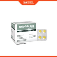 Hovid Folic Acid 5mg Tablet (10 x 10's)