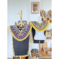 in stock Manika Kaltim - Men's Dayak Vest / Men's Dayak Sunung / Adult Men's Dayak War Clothes / Men