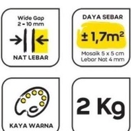 MU 408 PowerPool 2 kg Pengisi Nat Keramik Kolam Renang & Bak | Mortar Utama