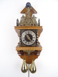 贊瑟荷蘭掛鐘 復古古董 八日鍊 (Warmink WUBA Junghans 時期)