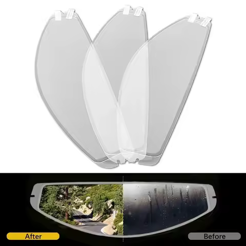 Universal Anti Fog Motorcycle Helmet Visor Film Helmet Anti Fog Film Visor Sticker Clear Patch Film