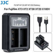 NIT JJC USB Camera Battery Charger Fit NP-W126/126S Batteries for Fujifilm XS10 XE4 XE3 XE2 XT3 XT2 