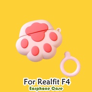 【Trend Front】For Realfit F4 Case Creative Cartoon Soft Silicone Earphone Case Casing Cover NO.1