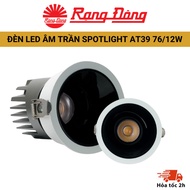 Rang Dong Spotlight AT39 76/12W LED Ceiling Light – High Quality COB Technology, Standard Light, Wir