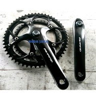 HITAM Crank Avand 39-53T Black Racing Bike