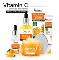Dissar Beauty Vitamin C Whitening Cream Skin Care Sets Face Facial Cream Kit Eyes Care Essence Moisturizing Whitening Firm Skin Care