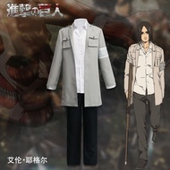 Attack On Titan Cosplay Eren Jaeger Fourth Season Investigation Corps Anime Animation Costume Clothe