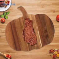 Shamjina Pumpkin Shaped Wooden Cutting Board Chopping Board Butcher Block Irregular