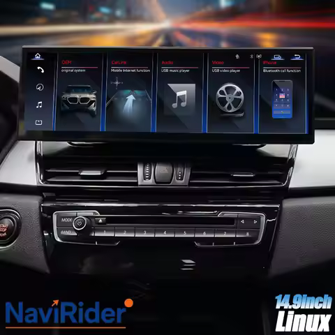 14.9" 2560x720 Linux Car Head Unit For BMW 1 Series F20 2012-2016 NBT CIC Wireless CarPlay BT Androi