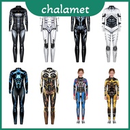 Polyester Fiber Robot Armor Print Halloween Cosplay Bodysuit Costume