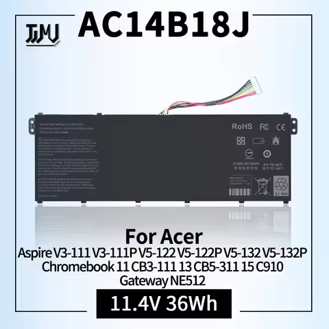 AC14B18J Battery for Acer Aspire ES 15 ES1-571 ES1-331 Chromebook 11 CB3-111 13 CB5-311 15 CB3-531 A