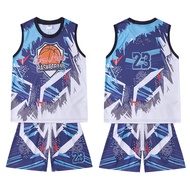 Kid's terno (Top + Pants) Basketball Jersey set psg kids dress Shorts for Kids Boy Clothes lonzo