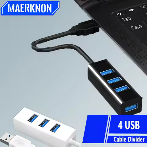 4 in 1 Multi USB Splitter Hub USB Hub USB 3.0 Multiple Expander Switch Hub Docking Stations 30/120CM