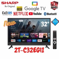 Sharp android tv 32 inch 2T-C32EG1I GOOGLE TV (android 11).