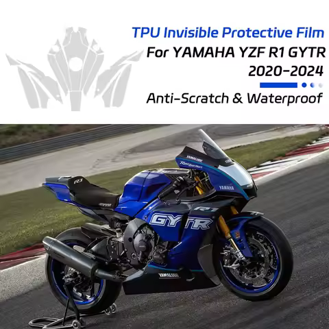 YZF R1 GYTR Anti-Scratch Fairing Set Protective Films For YAMAHA YZF R1 GYTR 2020-2024 Motorcycle TP