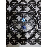 HITAM Wheelset ARAYA DM650 650B 27.5 HUB RAZE Cricket Blue Finger BS Black