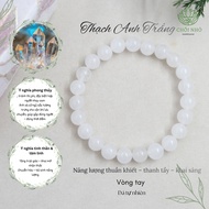Clear quartz white quartz bracelet| Small Buds| Natural white quartz bracelet | Freesize Freesize Fr