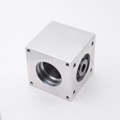 Small Bevel Gear Angle Reducer Gearbox 1:1 Right Angle Drive Reversing Gearbox shaft Keyway/Hexagona