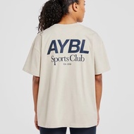 AYBL Women's Loose Fitness Short Sleeve Sports Strength Lift Fitness Iron CF Plus Size T-shirt From 