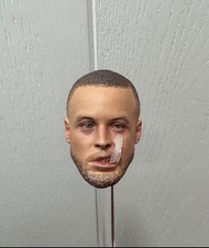 現貨1/6 NBA 金州勇士Golden State Warriors Stephen Curry 頭雕，適合Enterbay body 用