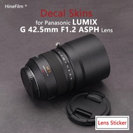 G 42.5f1.2 Len Kulit Pelekat Premium untuk Panasonic Leica Dg Nocticron 42.5mm F1.2 Asph Pelindung L
