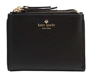 Kate Spade New York Small Malea Larchmont Avenue Pebble Leather Wallet Black