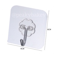 🔥STOCK CLEARANCE🔥 [Below RM1] Transparent Adhesive Wall Hook