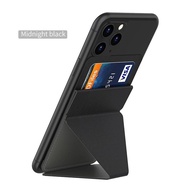 E864 3 in 1 Invisible Magnetic Phone Grip, Phone Stand & Sticky Card Holder HD002 Bezel-Less
