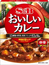 S＆B美味咖哩Chukarashi180克