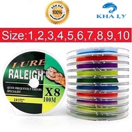 Lure Raleigh X8 Fishing Parachute Line In 7 Colors Super Beautiful Super Durable Super Smooth DC-09