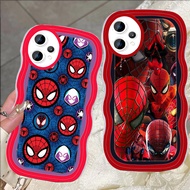 D-78 Spiderman Transparent Casing for Realme 9i 9 Pro Plus C35 14X 14T C30 C31 14 5G Case