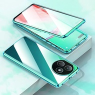 Vivo Y39 Case For Vivo Y39 Y 39 VivoY39 5G 4G 2025 Double Sided Glass Flip Phone Case Metal Bumper F