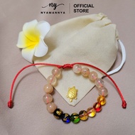 Chakra Bracelet 7 Tibetan Crystal Stone Sedana Fiber Energy Chakra Amerta Series